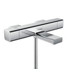 Ecostat E バスサーモスタット露出型 混合水栓 スパウト付