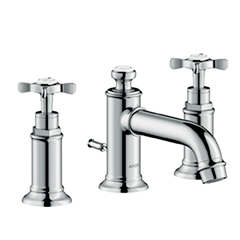 AXOR MONTREUX 3ホール洗面混合水栓 30 クロスハンドル (引棒有り)