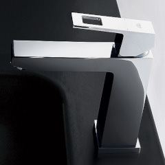 EUROCUBE シングルレバー洗面混合栓(引棒無し)