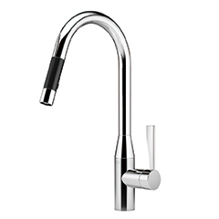 SYNK 1穴型シングルレバーキッチン用混合栓(ヘッド引き出しタイプ)