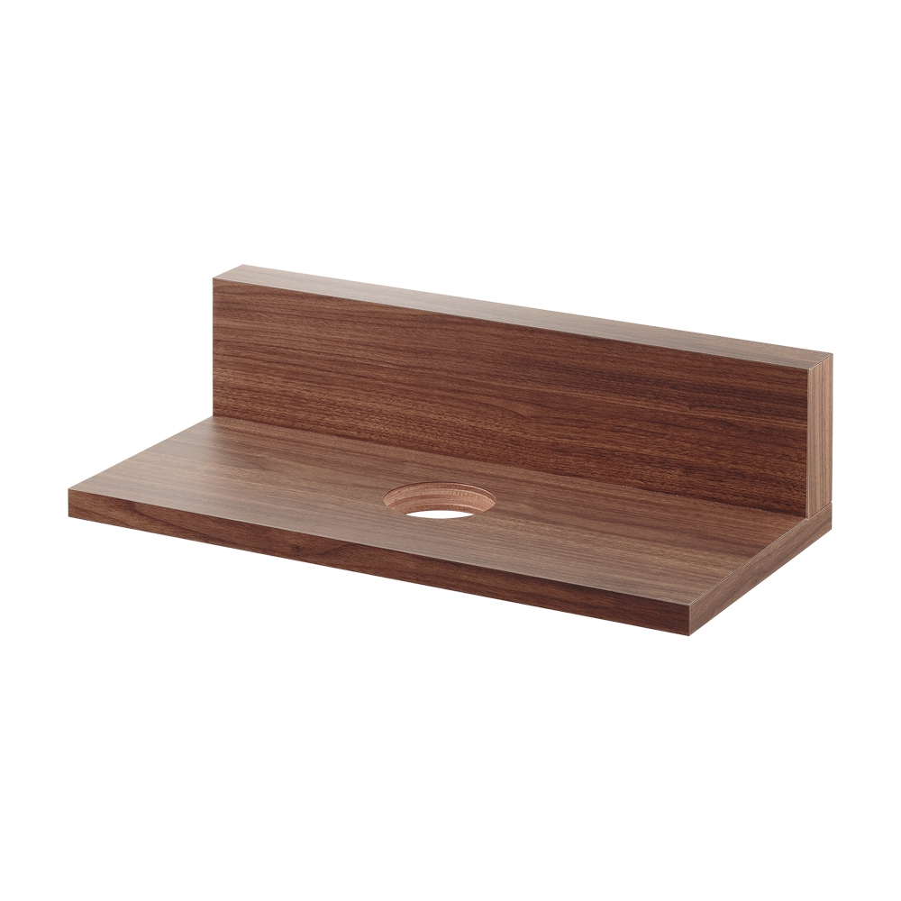 手洗カウンター550mm (ダークウッド)