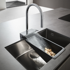 Aquno Select M81 シングルレバーキッチン混合水栓 引出式 170 3ジェット(シャワー切替)