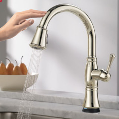 Cassidy Touch タッチ水栓 シングルレバーキッチン混合水栓(ホース引出しタイプ)