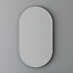 フレームレスベベルドミラー オーバル300×540mm
