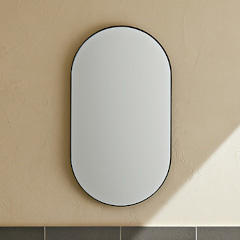 マットブラックフレームミラー500×900mm