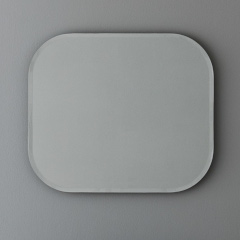 フレームレスベベルドミラー スクエア640×550mm