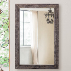 Wood　ミラー(鏡)W400×H600×D20mm