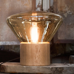 Muffins M テーブルライト (スモークブラウン/ヨーロピアンオーク)