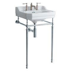 Edwardian 壁付け洗面器560mm (3穴タイプ)