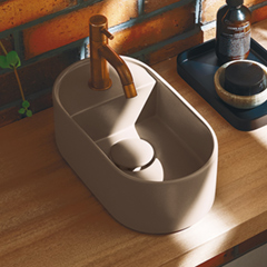 SHUI CONFORT PETITES OVAL 33.6 置き型手洗器336mm