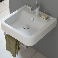 【数量限定品　2025年12月末出荷分まで】OPERA52 壁付け・カウンター置き型洗面器520mm