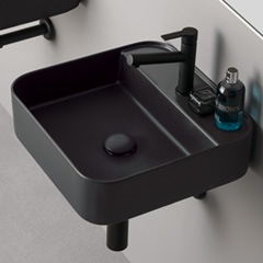 SHUI COMFORT 壁付け・置き型洗面器440mm 1穴タイプ