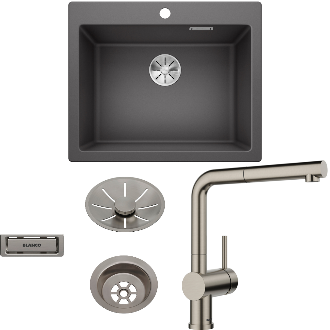 【数量限定】PLEON 6 rockgrey+LINUS-S satinplatinumセット（管理用No.W036）