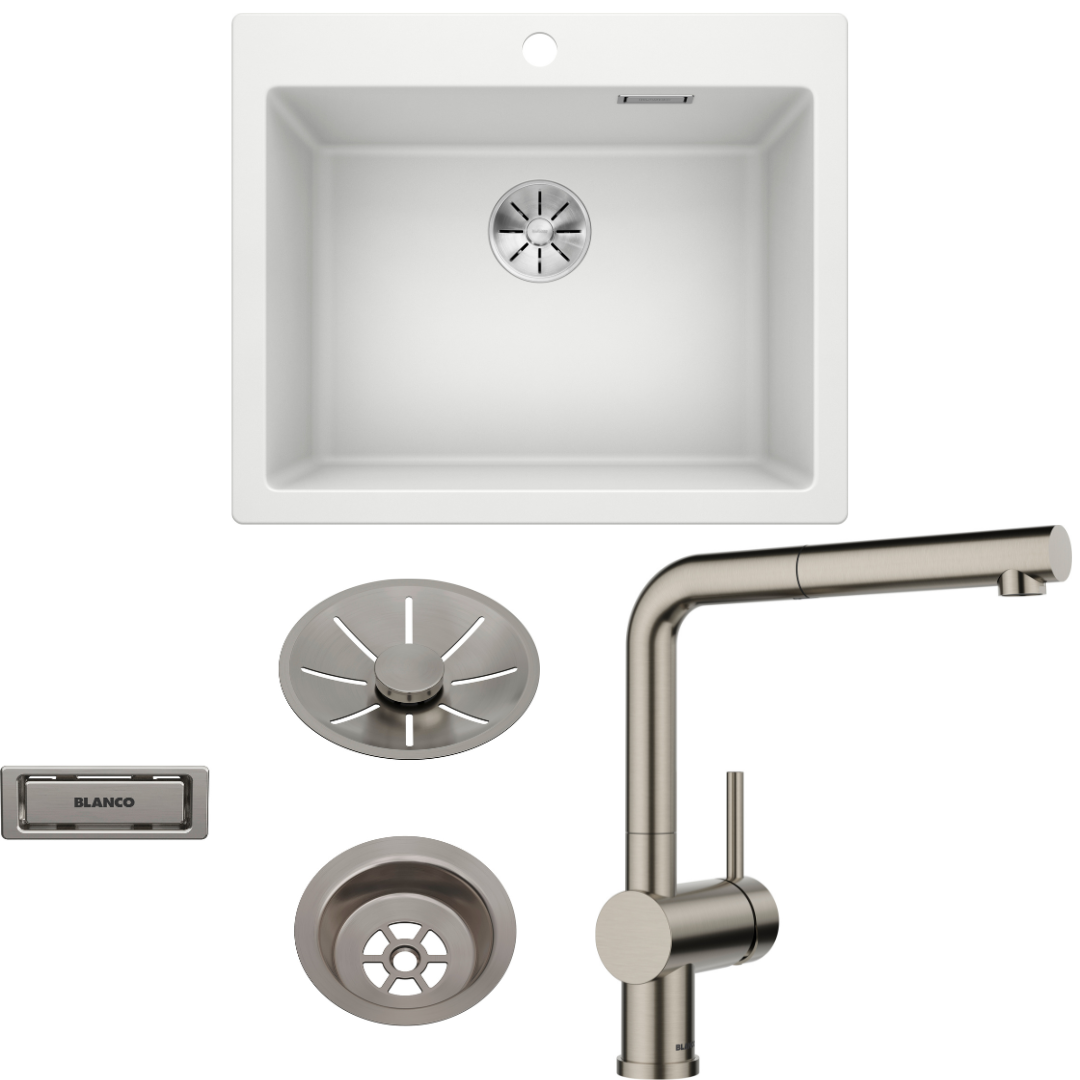 【数量限定】PLEON 6 white+LINUS-S satinplatinumセット（管理用No.I009）