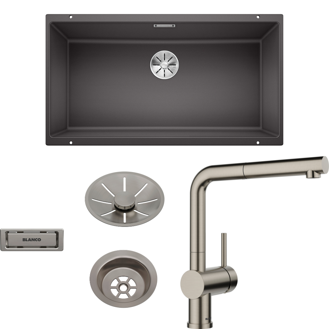 【数量限定】SUBLINE 800-U rockgrey+LINUS-S satin platinumセット（管理用No.P001）