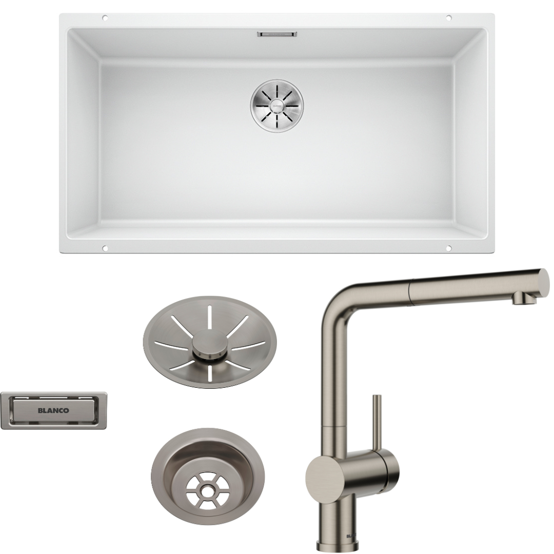 【数量限定】SUBLINE 800-U white+LINUS-S satin platinumセット（管理用No.W045）