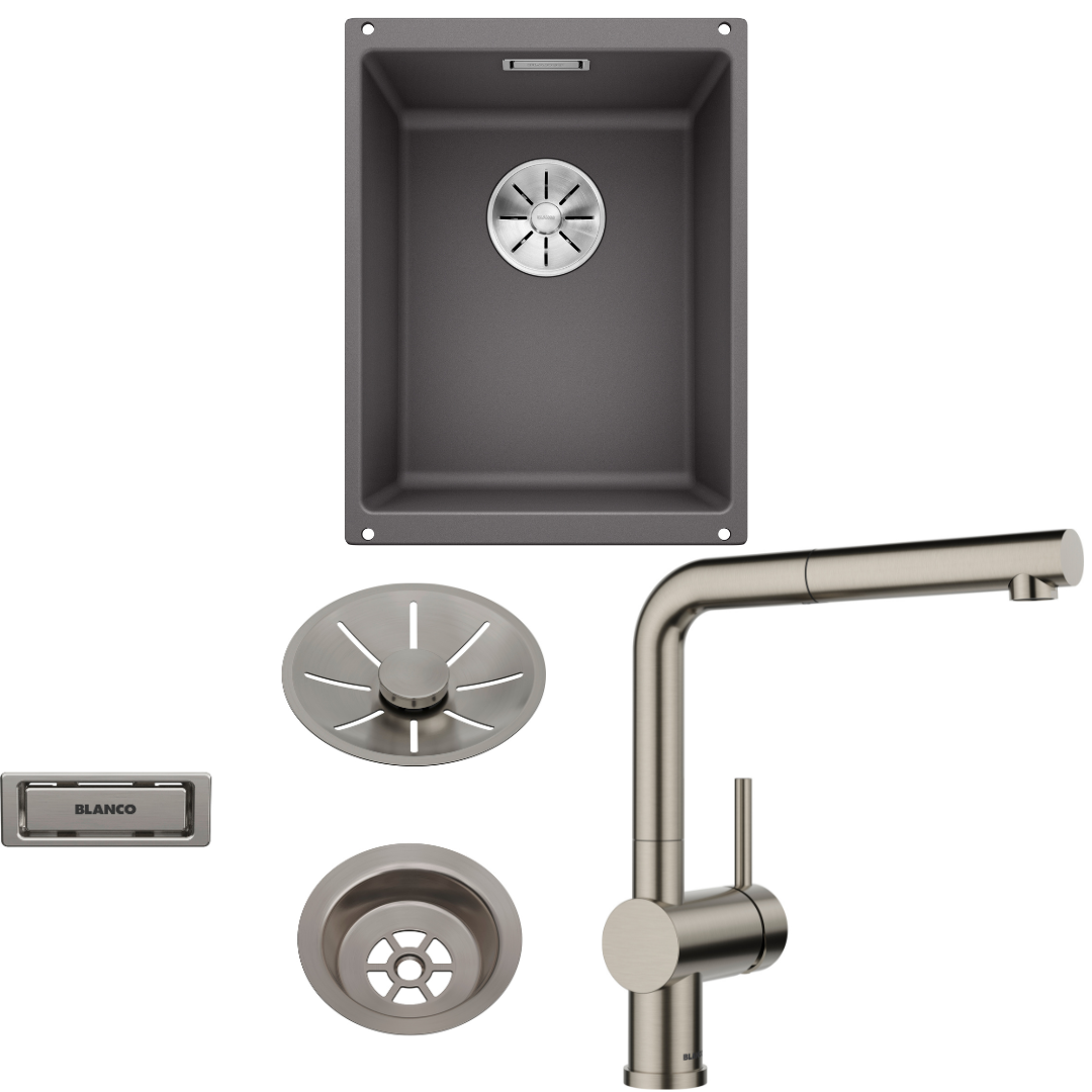 【数量限定】SUBLINE 320-U rockgrey+LINUS-S satin platinumセット（管理用No.W029）
