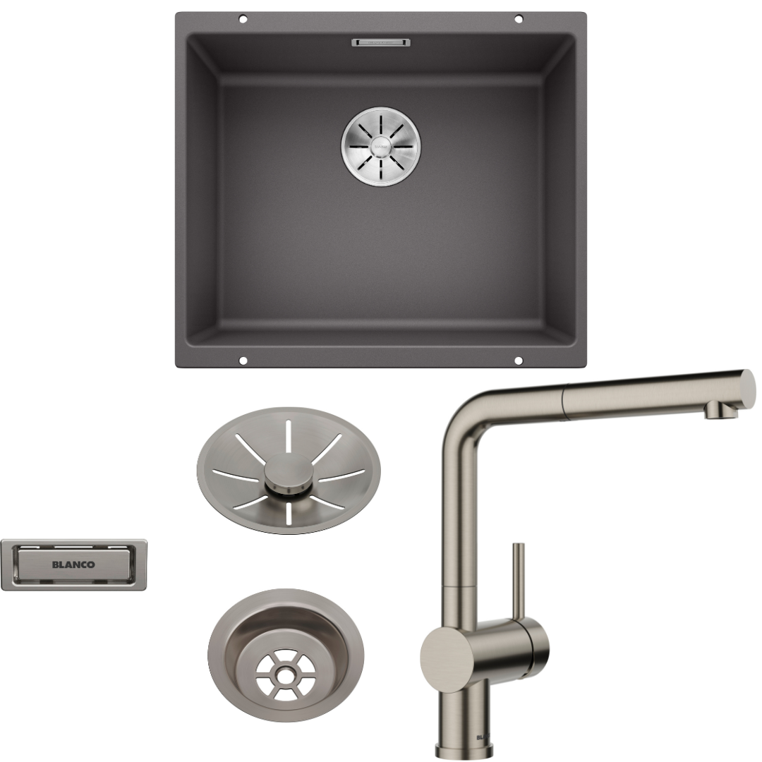 【数量限定】SUBLINE 500-U rockgrey+LINUS-S satin platinumセット（管理用No.W075）