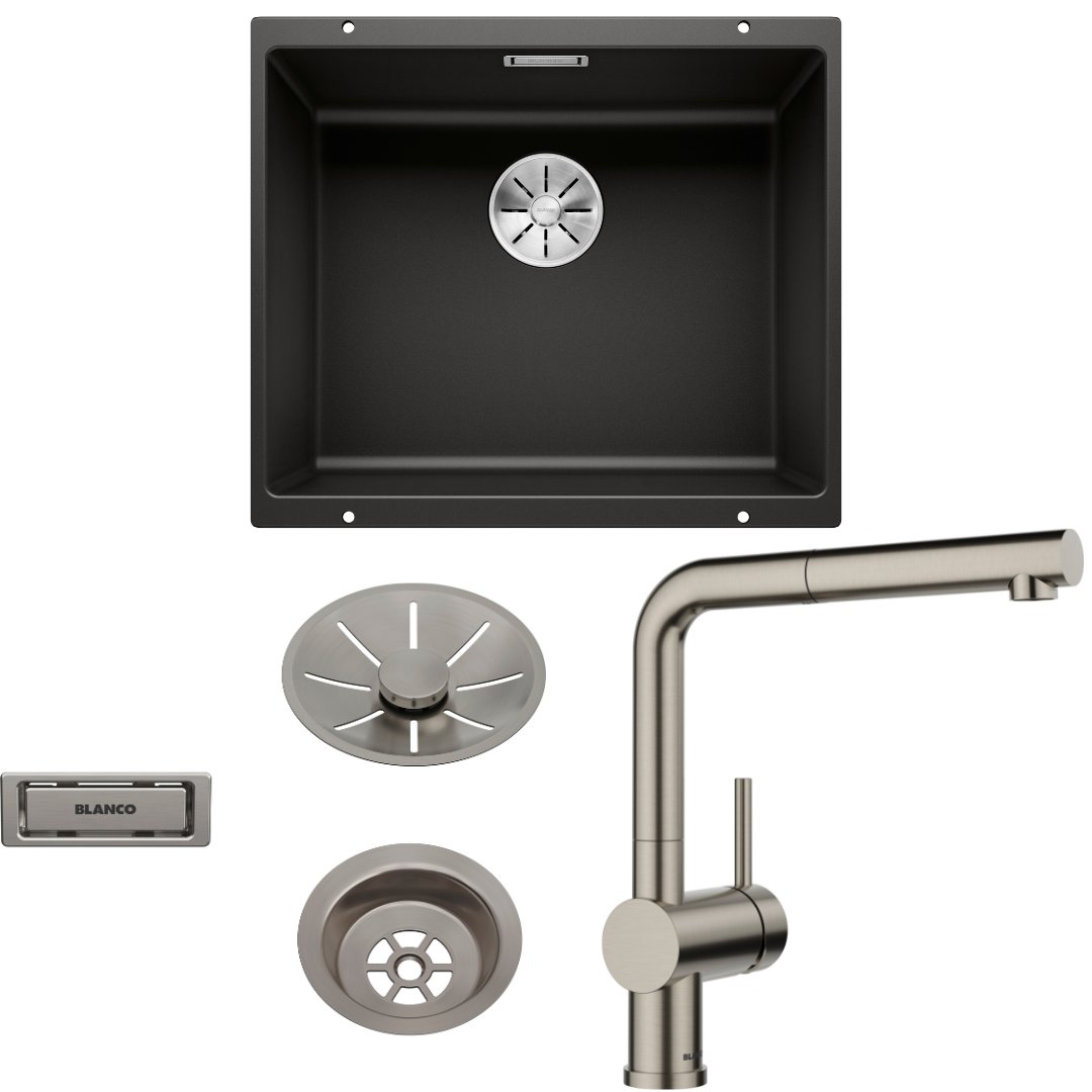 【数量限定】SUBLINE 500-U black+LINUS-S satin platinumセット（管理用No.W022）