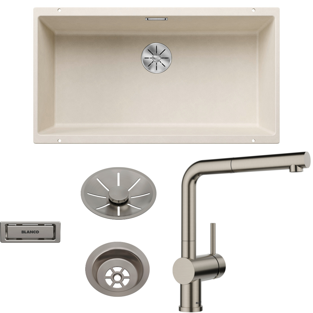 【数量限定】SUBLINE 800-U softwhite+LINUS-S satin platinumセット（管理用No.W028）