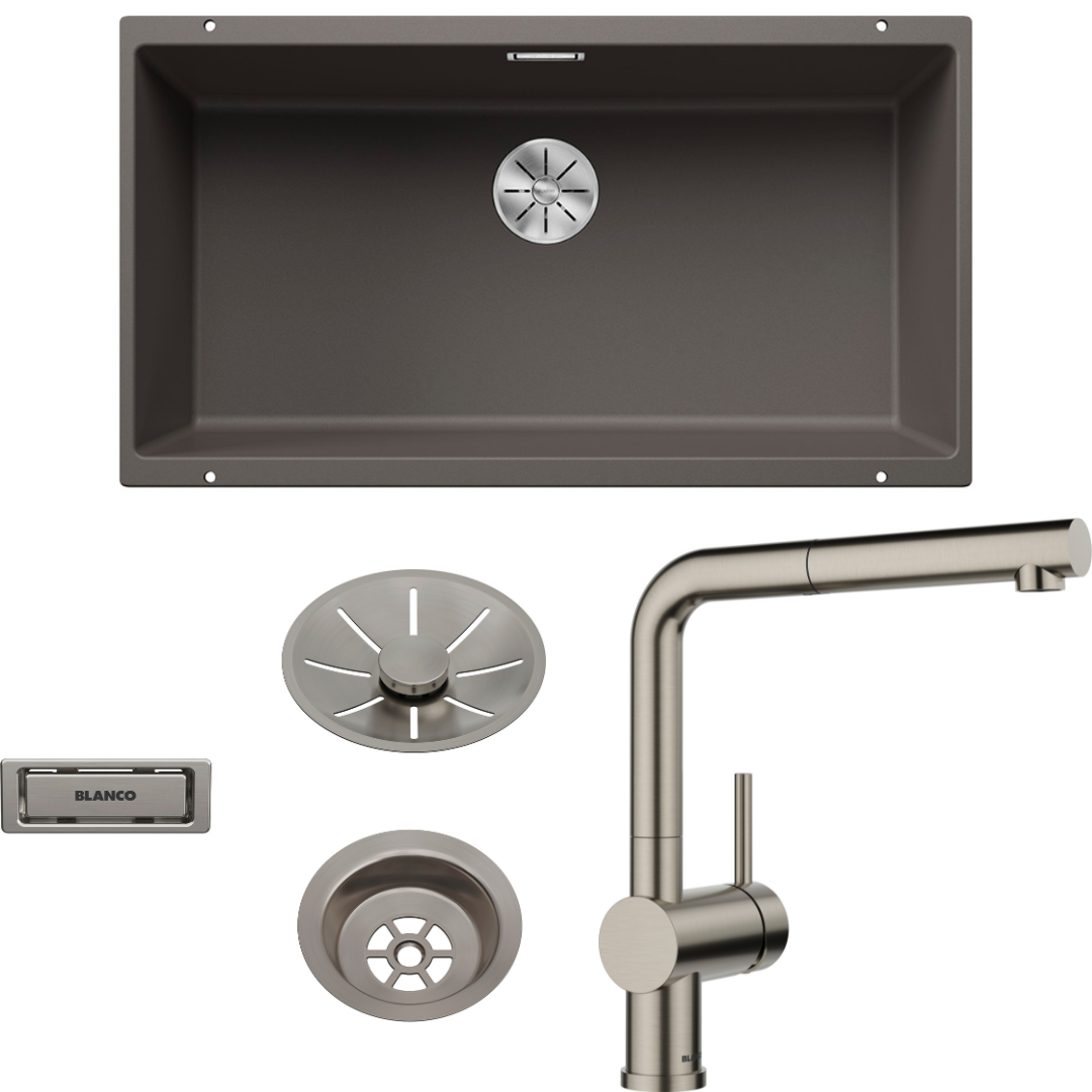 【数量限定】SUBLINE 800-U volcanogrey+LINUS-S satin platinumセット（管理用No.W007）