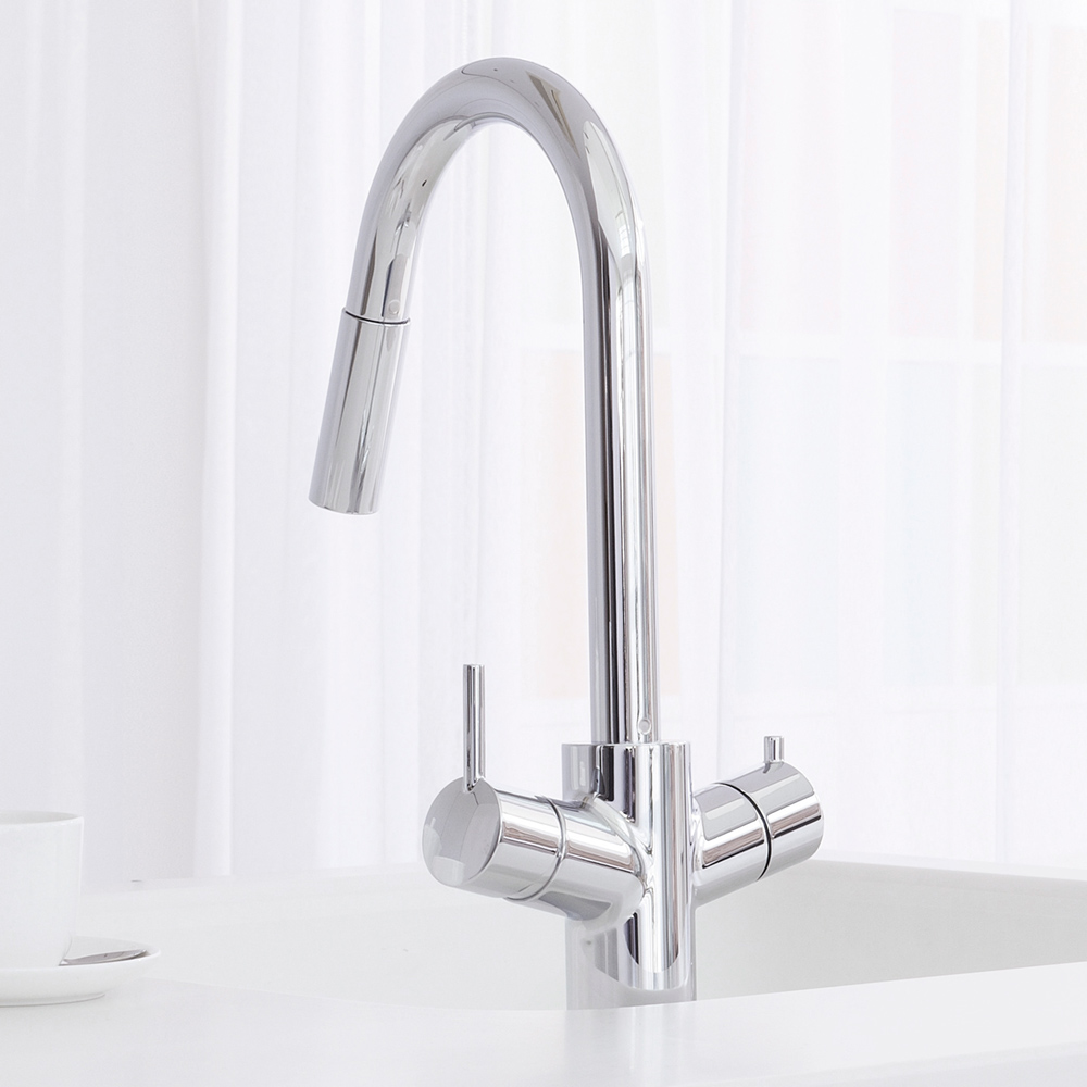 タリスS2ヴァリアルク 浄水器付き シングルレバーキッチンシャワー混合