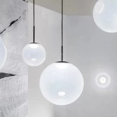GLOBE 25 PENDANT LED OPAL
