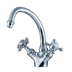 Eloise 2ハンドル洗面混合栓 (引棒有り)