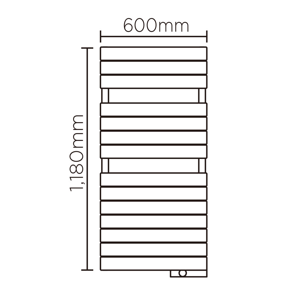 EX(高さ:1180mm 幅:600mm スイッチボックス右 P045 )ブラックマット