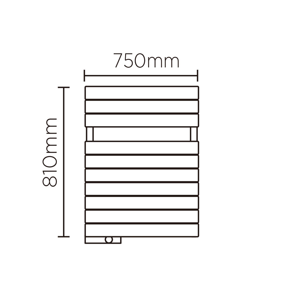 EX(高さ:810mm 幅:750mm スイッチボックス左 P111 )グレーマット5