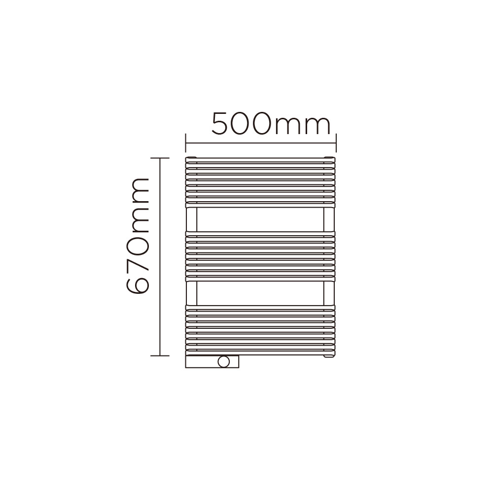 TST(高さ:670mm 幅:500mm スイッチボックス左 P006 )クリーム