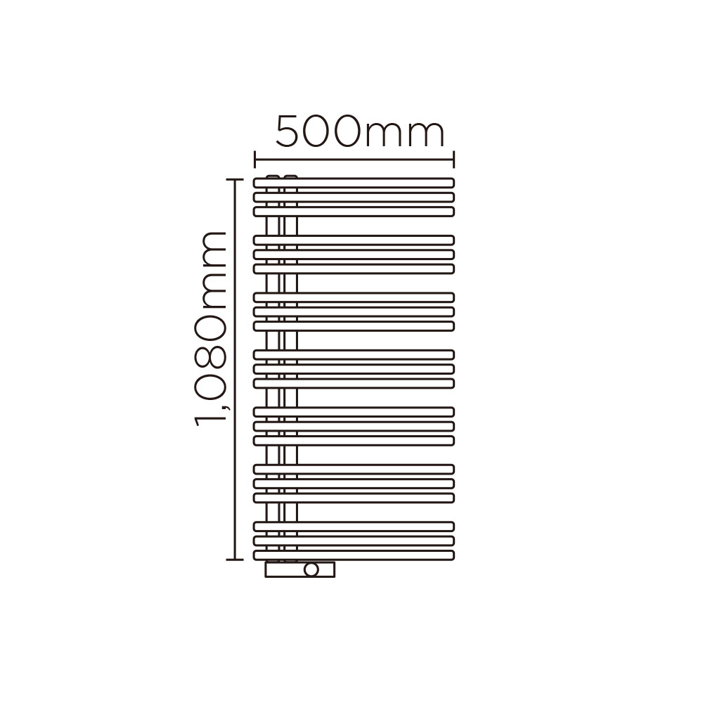 YAE(高さ:1080mm 幅:500mm 右開き SILVER )ミルキーシルバー