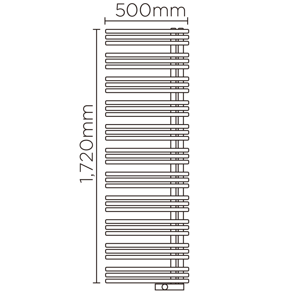 YAE(高さ:1720mm 幅:500mm 左開き P044 )グレー8