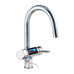 電解水素水整水器シングルレバーキッチン混合栓 コールドスタート仕様(日本トリム製カートリッジ付)