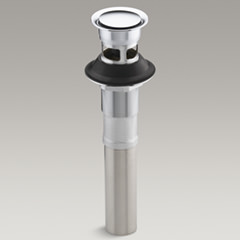 プッシュ式排水金具(オーバーフロー有)