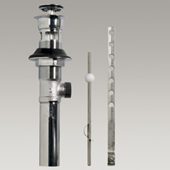 ポップアップ排水金具