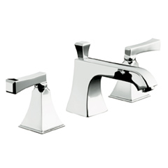 MEMOIRS アールデコレバー 2ハンドル8インチセンター洗面混合栓 (引棒有り)