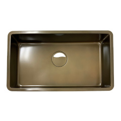 Noble Sink ステンレス+ガラスコーティングシンク 760mm