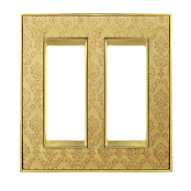 スイッチ/コンセントプレート デコーゴールド/ブライト ゴールド