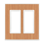 スイッチ/コンセントプレート ナチュラルバーチ