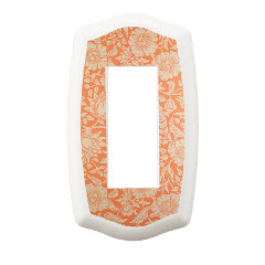 スイッチ/コンセントプレートホワイト/マロー