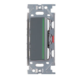 ガイドランプ付 埋込シングルスイッチ　ソリッドグレー