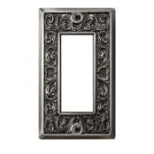 スイッチ/コンセントプレート ブラックニッケル