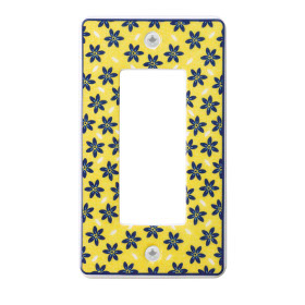 スイッチ/コンセントプレートイエローバック