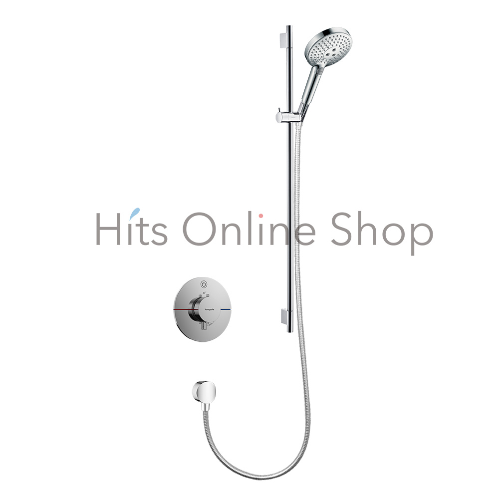 レインダンス セレクトS ハンドシャワー 120 3ジェット+ShowerSelect Comfort S シャワーサーモスタット 埋込式 混合水栓 1アウトレット Φ155セット