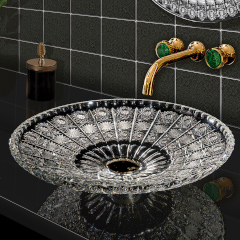 DILOS クリスタルガラス洗面器450mm