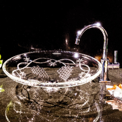 DILOS クリスタルガラス洗面器450mm