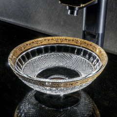 MIMI Empire クリスタルガラス手洗器280mm (GOLD)