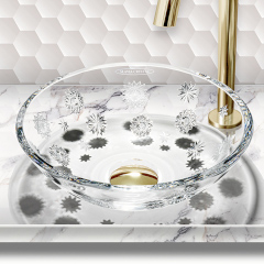 MIMI POEM クリスタルガラス手洗器280mm (Clear)