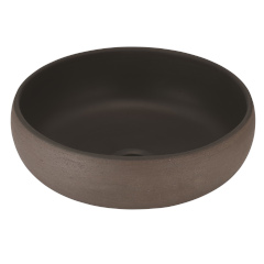 Ciocco 置き型手洗器400mm　マットブラウン×テラネッラ